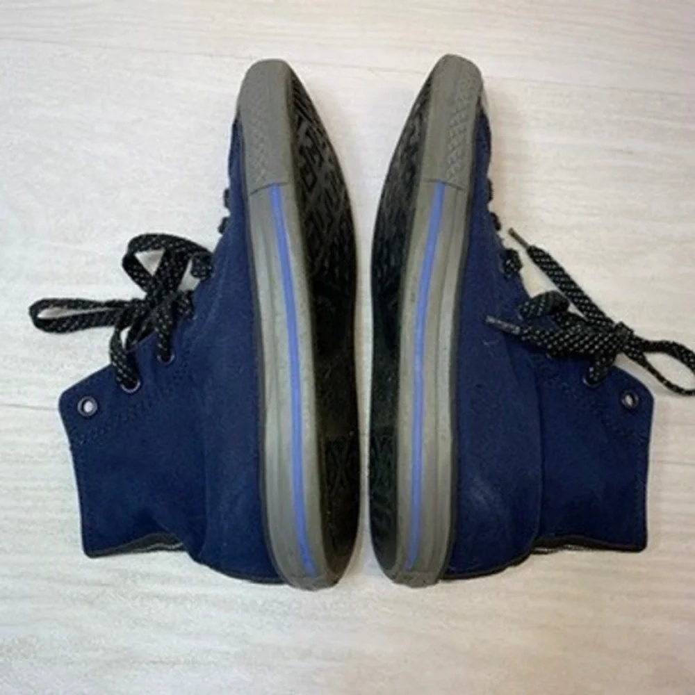 Converse Unisex 4.5 High Top Sneakers Counter Climate Navy Canvas Water Repel